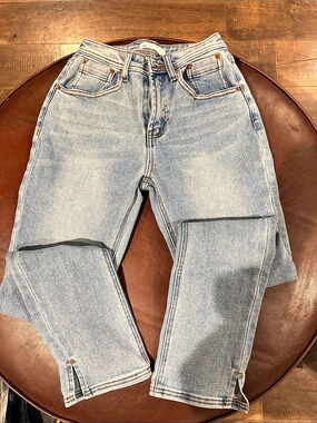 TJR jeans Straight Leg Jeans in Blue Waist 25